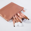 8PCS Private Label Makeup Brush with Luxury Leather Bag